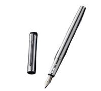 MURVE Stylo plume EF/F à pointe extra fine en métal Forêt noire pour bureau, calligraphie, écriture (0,5 mm-6)