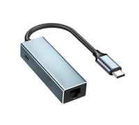 MURYE Adaptateur USB de type C vers Ethernet 1 Gbit/s, charge rapide pour la maison, les bureaux et les voyages d'affaires USB C Ethernet