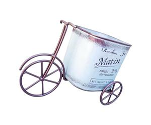 MURYE Bicyclettes uniques en métal jolis pots de fleurs artistiques sur le thème du cyclisme pour pelouses et jardins portables