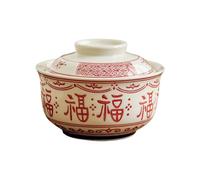 MURYE Bol à soupe recouvert de céramique de qualité supérieure avec couvercle, passe au four à micro-ondes, grand bol à ramen pour manger dans n'importe quel environnement bol couvert