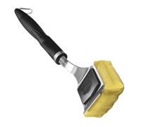 MURYE Brosse de barbecue professionnelle antirouille avec poils de déni d'abri de jardin, poignée ergonomique étendue pour la maison Brosse de barbecue antirouille