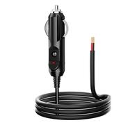 MURYE Connecteur d'alimentation mâle 12 V 24 V avec extrémités nues de remplacement automobile avec câble pour câble d'alimentation de voiture accessoire de voiture