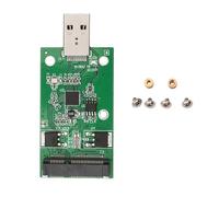 MURYE Convertisseur de disque MSATA vers USB 3.0 Protection contre les courts-circuits Dissipation de la chaleur Facile à utiliser pour les applications mobiles Adaptateur compatible MSATA