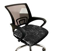 MURYE Housse de siège élastique en velours, entretien facile, collection de couleur unie, utilisation à la maison, au bureau, housse de chaise élastique