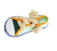 MURYE Jouet à mâcher pour chien à mâcher agressifs en corde de coton - Jouet couineur pour animal domestique - Divertissement en intérieur - Jouet résistant aux morsures