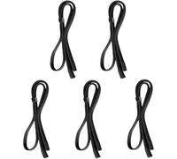 MURYE Lot de 5 cordons de cou réglables antidérapants unisexes pour lunettes de course à pied et fitness, Noir , taille unique