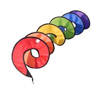 MURYE Spinner de jardin arc-en-ciel accrocheur, décoration torsadée colorée à suspendre pour la maison et le jardin, espaces extérieurs