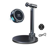 MURYE Support de charge en métal 15 W avec semi-conducteur de refroidissement à 360 degrés pour téléphones de 4 à 7 pouces Support de téléphone en aluminium avec refroidissement