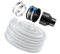 MURYE Tuyau de collecte de poussière flexible en PVC avec manchette élastique pour une fixation facile à divers outils pour la maison Tuyau flexible en PVC