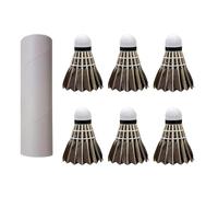 MURYE Volants de badminton en plumes avec une excellente stabilité de vol et une bonne durabilité pour les jeux récréatifs, les raquettes, les sports d'entraînement