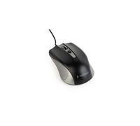 MUS-4B-01-GB - Souris - optique - 4 boutons - filaire - USB - gris espace/noir - blister