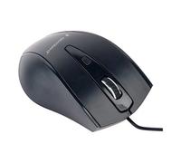 MUS-4B-02 - Souris - optique - 4 boutons - filaire - USB - noir - blister