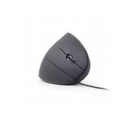 MUS-ERGO-01 - Souris verticale - ergonomique - optique - 6 boutons - filaire - USB - noir