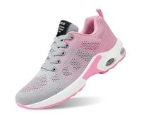 Musabela Baskets orthopédiques pour femme avec coussin d'air - Chaussures de course à pied en maille respirante, rose, 42/43 EU