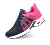 Musabela Baskets orthopédiques pour femme avec coussin d'air - Chaussures de course à pied en maille respirante, rose, 39.5/40 EU
