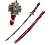 Musashi Katana Japonais en Bois One Piece Zoro Sandai Kitetsu replique Cosplay Epee de samourai Anime Sabre en Bois