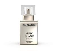 Musc Blanc 15ml INTENSE Eau de Parfum Vaporisateur - Parfum unisexe - El Nabil - avec musc Musk - LIMITED EDITION