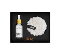 MUSC BLANC 20ml Musk Intime RIHA® Parfum femme pour une sensation de fraîcheur longue durée et de confort, Musc Tahara 20G Concentré Haut de Gamme idée Cadeau Femme +1 COTON BIO Lavable