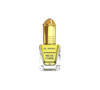 Musc CODE El Nabil, Parfum Oriental, Notes de Gingembre, Citron et Cardamome, 5ml