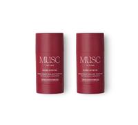 MUSC INTIME - 2 Déodorants Solides Parfumés - Rose Mystik - 2 x 50 g | Anti-Mauvaises Odeurs - 95% Ingrédients Naturels -Sans Sel D'Aluminium Ni Perturbateur Endocrinien - L'Envoûtante
