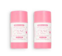 MUSC INTIME La Marque Offcielle - Lot de 2 - Déodorant - Anti Transpirant - Sakura - L'Innocente - 95% Ingrédients Naturels - Sans Sel D'Aluminium Ni Pertubateur Endocrinien - 2 x 50g