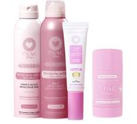 MUSC INTIME La Marque Officielle - Gel Parfumant + Déodorant Anti transpirant + Lait spray et Déodorant douche parfumés - Les Nouveautés - Musc Blanc - L'Irrésistible - Nettoie, Protège et Parfume