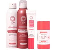 MUSC INTIME La Marque Officielle - Gel Parfumant + Déodorant Anti transpirant + Lait spray et Déodorant douche parfumés - Les Nouveautés - Sweet Litchi - La Délicieuse - Nettoie, Protège et Parfume