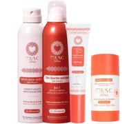MUSC INTIME La Marque Officielle - Gel Parfumant + Déodorant Anti transpirant + Lait spray et Déodorant douche parfumés - Les Nouveautés - Hot Peach - La Charmeuse - Nettoie, Protège et Parfume