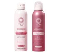 MUSC INTIME La Marque Officielle - Lait en spray parfumé + Déodorant douche parfumé - Le Rituel Douceur - Sakura - L’Innocente - Hydrate, Parfume et Nettoie - 2x 200ml