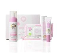 MUSC INTIME La Marque Officielle - L'Intime Rituel Musqué - Mousse & Parfum Intime & Déodorants & Lingettes - Musc Blanc - L'Irrésistible - 4 Étapes Fraîcheur - 150ml & 30ml & 50g & 30 unités