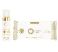 MUSC INTIME La Marque Officielle - Mousse Nettoyante + Lingettes Intimes - Le Duo Pureté - Monoï Oriental - La Rayonnante - Nettoie, Apaise et Rafraîchit - 150ml & 30 unités