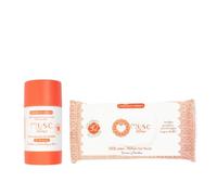 MUSC INTIME La Marque Officielle - Tes Essentiels Musqués - Déodorant & Lingettes - Hot Peach - La Charmeuse - Anti Mauvaises Odeurs & Nettoie En Douceur - Anti Transpirant - 50g & 30 unités