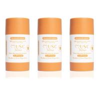 MUSC INTIME - Lot de 3 - Déodorant Anti-transpirant - Amber Flower - La Précieuse - Anti-Mauvaises Odeurs - 95% d’Ingrédients Naturels - Sans Sel d’Aluminium Ni Perturbateur Endocrinien - 2 x 50 g