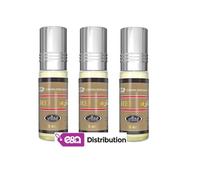 Musc Parfum - AL REHAB - Al Fares - 3 x 6ml - Boisé Aromatique - Pour Homme