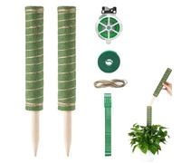 Musc Pole - Outil De Jardinage Réutilisable Pour L'absorption D'eau | Bâtons De Mousse Végétale | Spécialement Conçu Pour Pothos, Philodendron, D'intérieur, Pot,