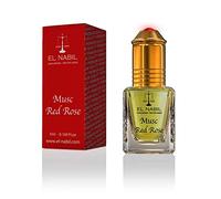 Musc Red Rose 5ml Parfum - El Nabil Misk Musc Huile Parfumée pour FEMME & FEMME