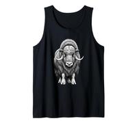 Musc Sauvage Amoureux de bœuf Arctique Faune Nature Art Débardeur