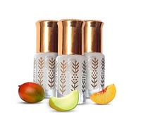 Musc Tahara Aromatisé Pack Mangue Melon Pêche Ajmal As Safar® lot de 3 Musc Blanc intime 3ml