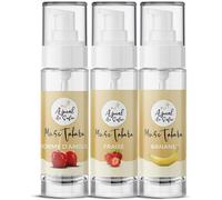Musc Tahara Aromatisé Pack Pomme D'amour Fraise Banane ® Lot De 3 Musc Blanc Intime 5ml