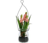 Muscari artificiel en verre pour une décoration printanière suspendue ou debout
