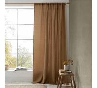 Muscat Waffle Voile Rideau Caramel 140 x 229 cm (Paire)