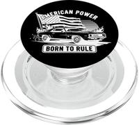 Muscle Car American Vintage, Design pour Les Amateurs de Voitures Classiques PopSockets PopGrip pour MagSafe