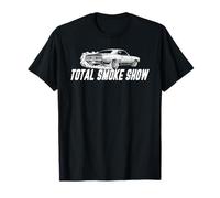 Muscle Car Burnout - Classic Burning Rubber Vintage Hot Rod T-Shirt