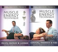 Muscle Energy Techniques Medical Massage Video 2 DVD Set - Volume 1 Pelvis Sacrum & Lumbar Back, Volume 2 Cervical Neck, Thoracic Spine & Ribs by Sean Riehl