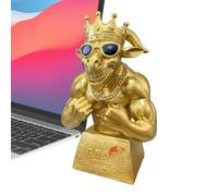 Muscle Goat Soccer Award - Figurine de trophée du gagnant en résine, statue de présentation de bureau, ornement d'exposition de championnat d'athlète, souvenir de reconnaissance de match de compétitio