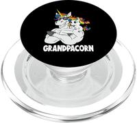 Muscle Grandpa Unicorn Old Pops Grandpacorn Grandfather PopSockets PopGrip pour MagSafe