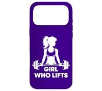 Muscle Gym Girl with a Barbell Fitness Bodybuilding Coque pour iPhone 17 Pro Max