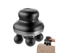 Muscle Massager, Electric Massage Tool, 5.51x4.61x4.61 inches, 4 Heads 9 Speed Handheld, Portable Multifunctional, Deep Tissue Massager Device for Hip Leg Shoulder Back Relief, Chiropractic Recovery