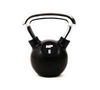 Muscle Power MP1304 Kettlebell Caoutchouc/Chrome 8 kg
