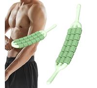Muscle Roller - Ergonomic Adjustable Thigh & Calf Massager | Lightweight Relaxation Tool For Back, Leg, Body Massage | Yoga, Workout, Exercise Recovery Equipment For Beginners & Athletes